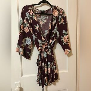 Torrid 3 Wrap Blouse soft and beautiful